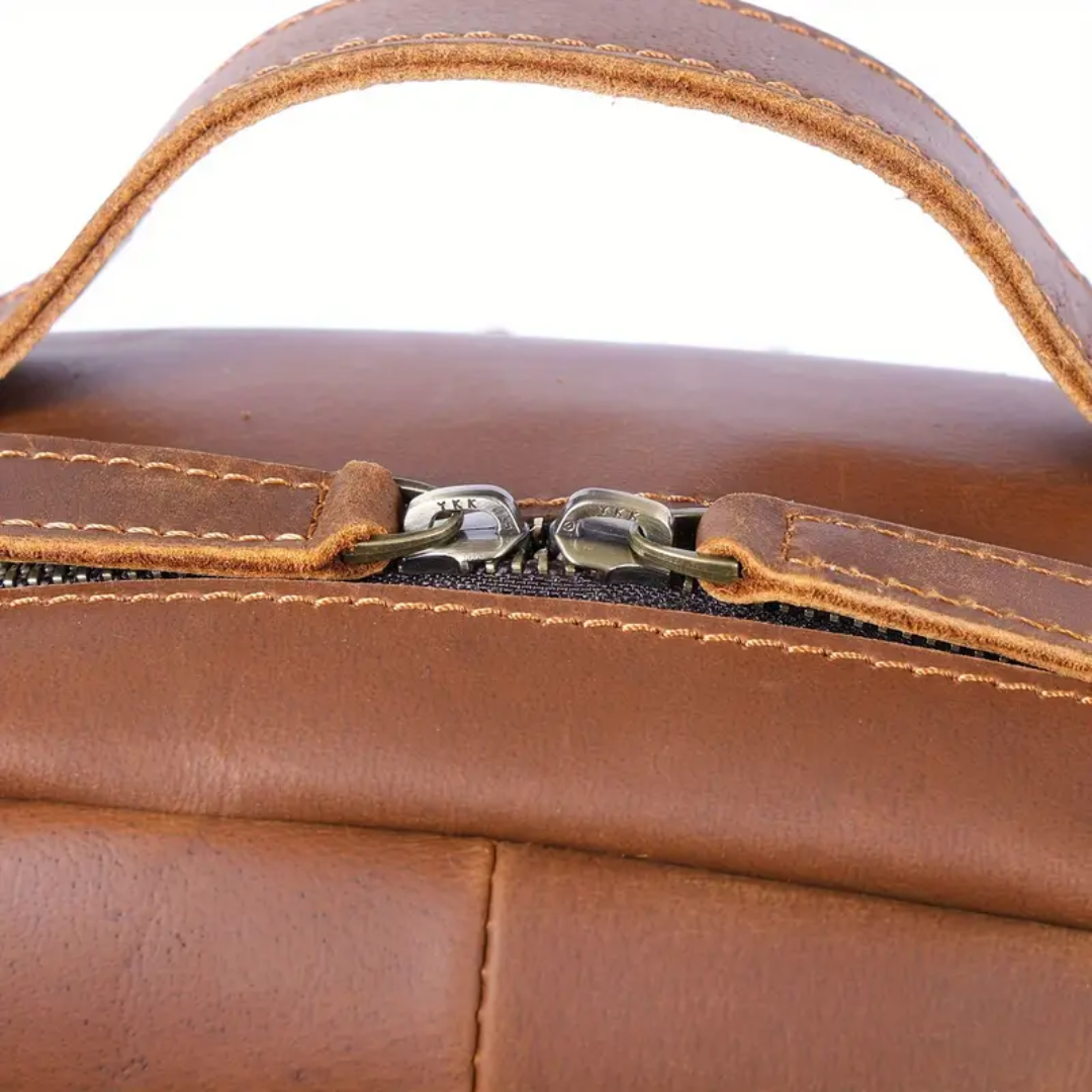 Mike Heritage Leather Backpack