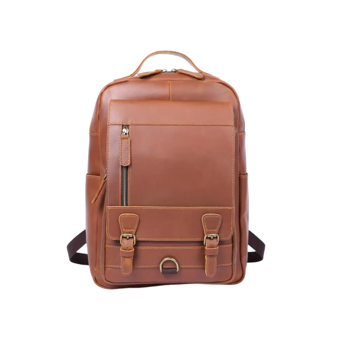 Mike Heritage Leather Backpack