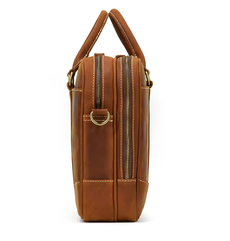 Larson Slimeline Leather Briefcase