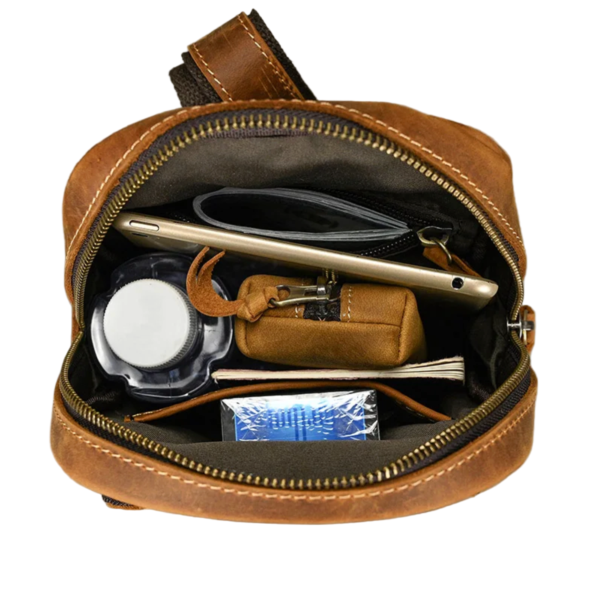 Donald Leather Crossbody