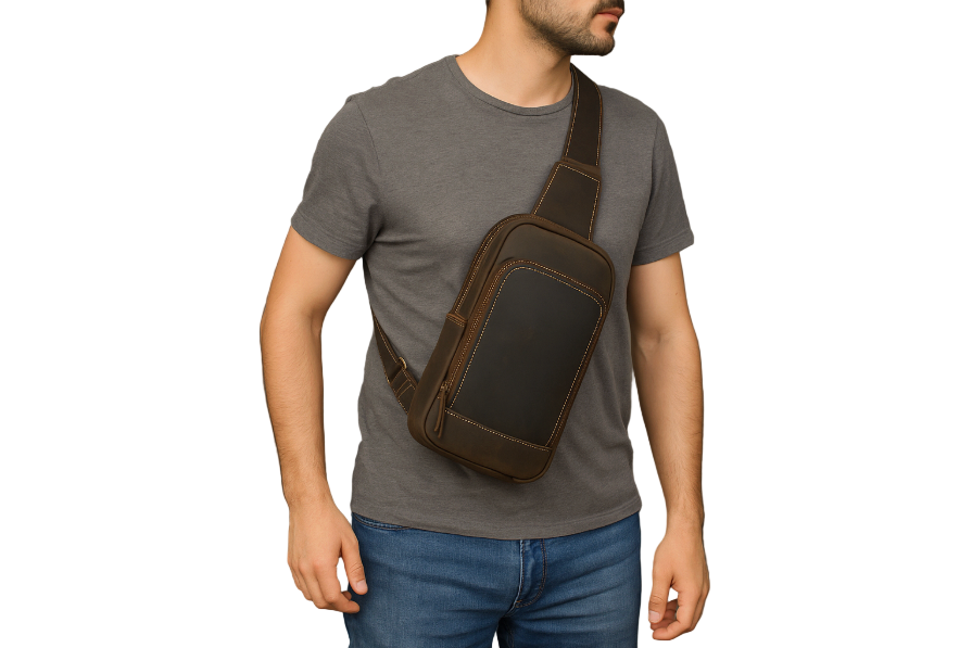 Donald Leather Crossbody