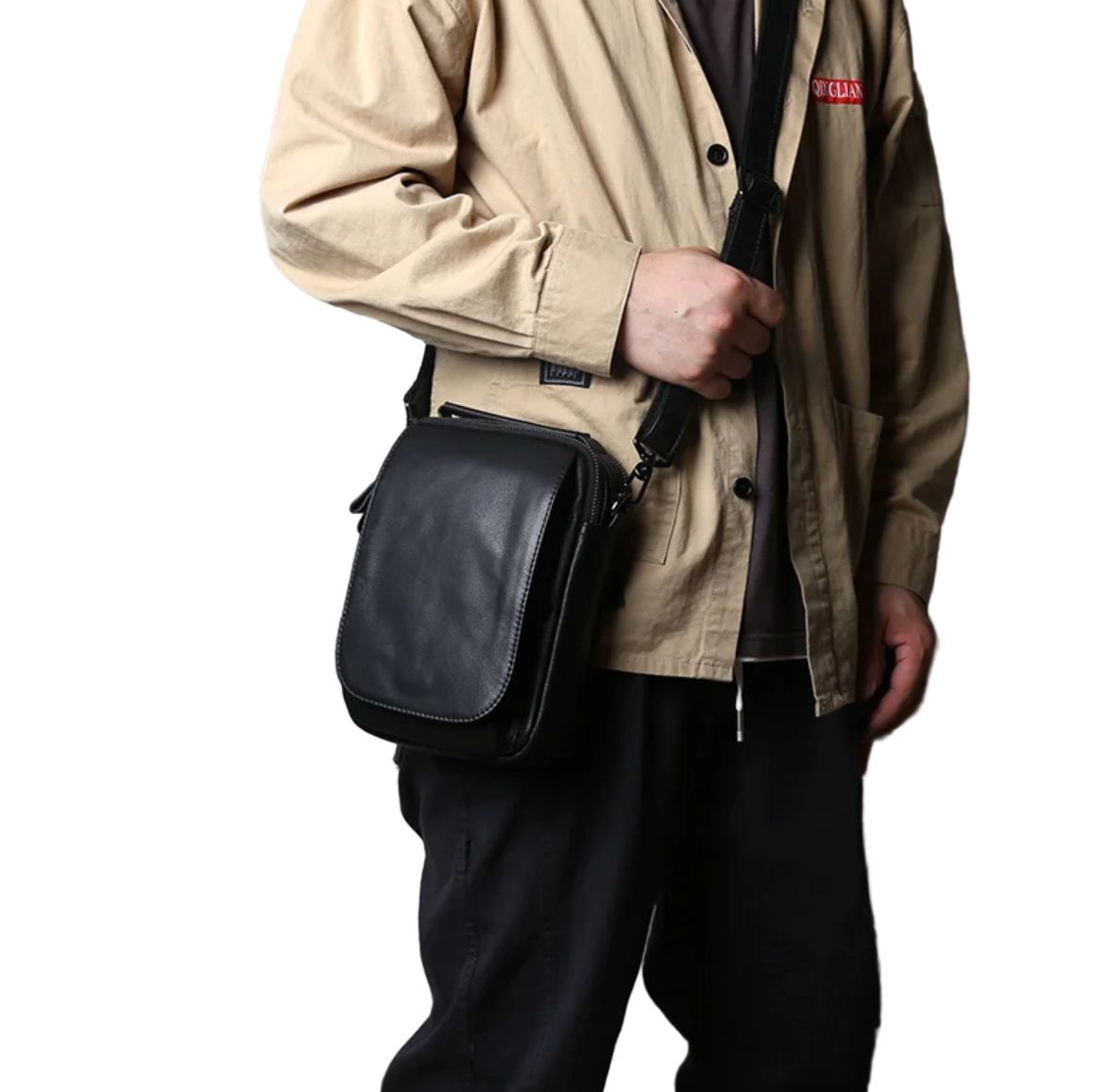 Rene Compact Leather Crossbody