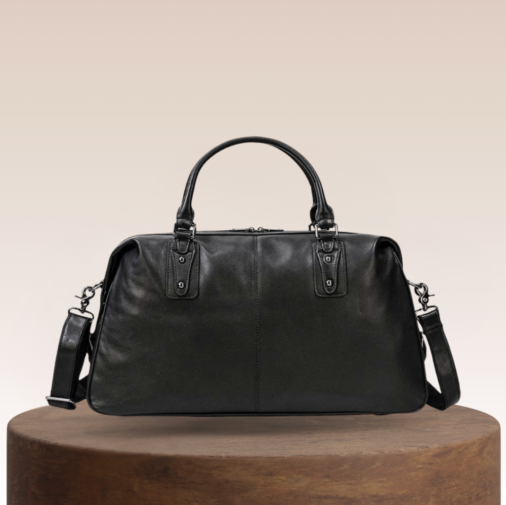 Rafael Curve Leather Duffel