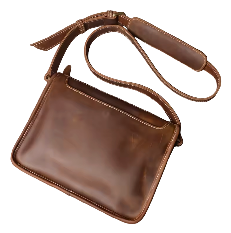 Spencer Soft-Structured Leather Messenger