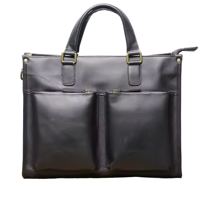 Pemberton Slim Leather Briefcase