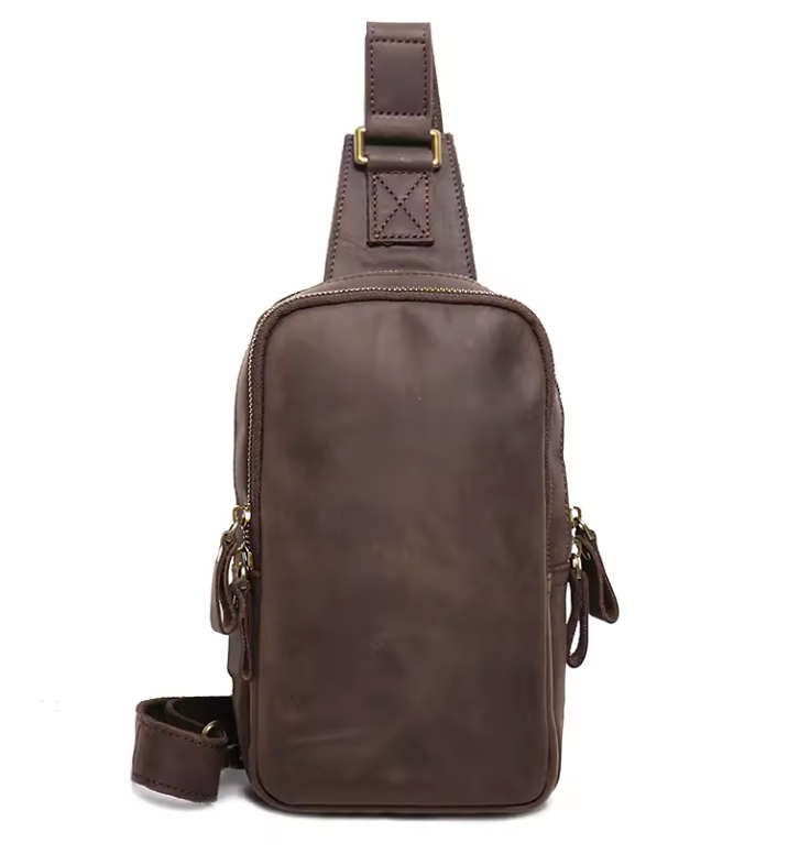 Finnegan Compact Leather Slingbag