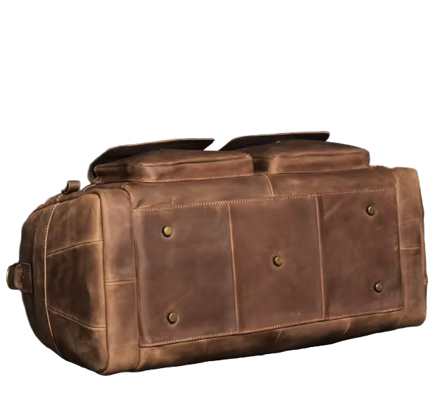 Cromwell Multi-Pocket Leather Duffel