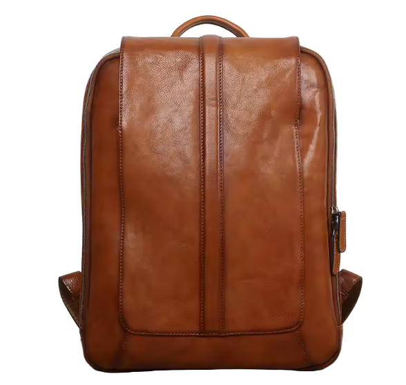 Whitmore Minimal Leather Backpack