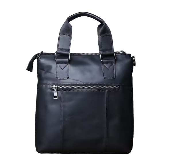 Ellroy Pocketed Leather Tote