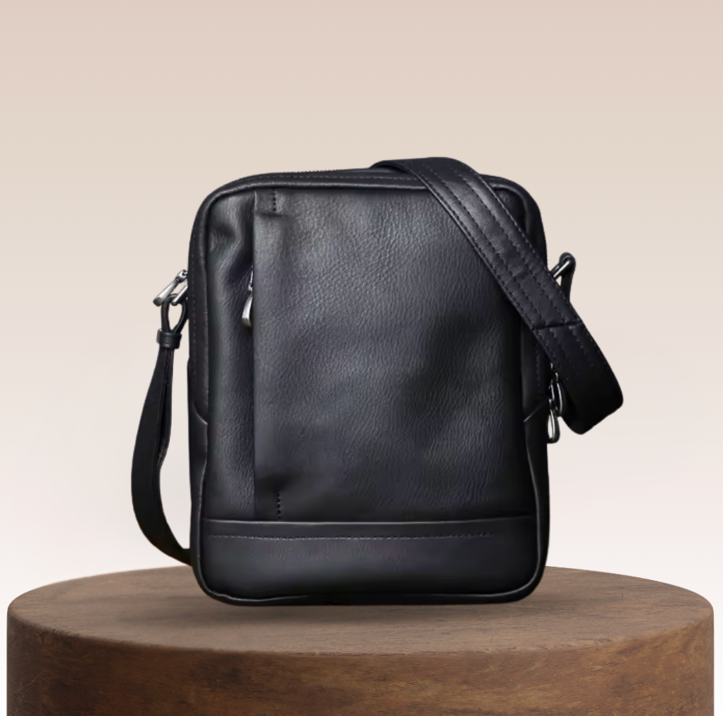 Campbell Upright Leather Crossbody