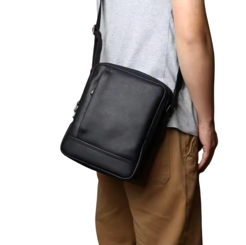 Campbell Upright Leather Crossbody