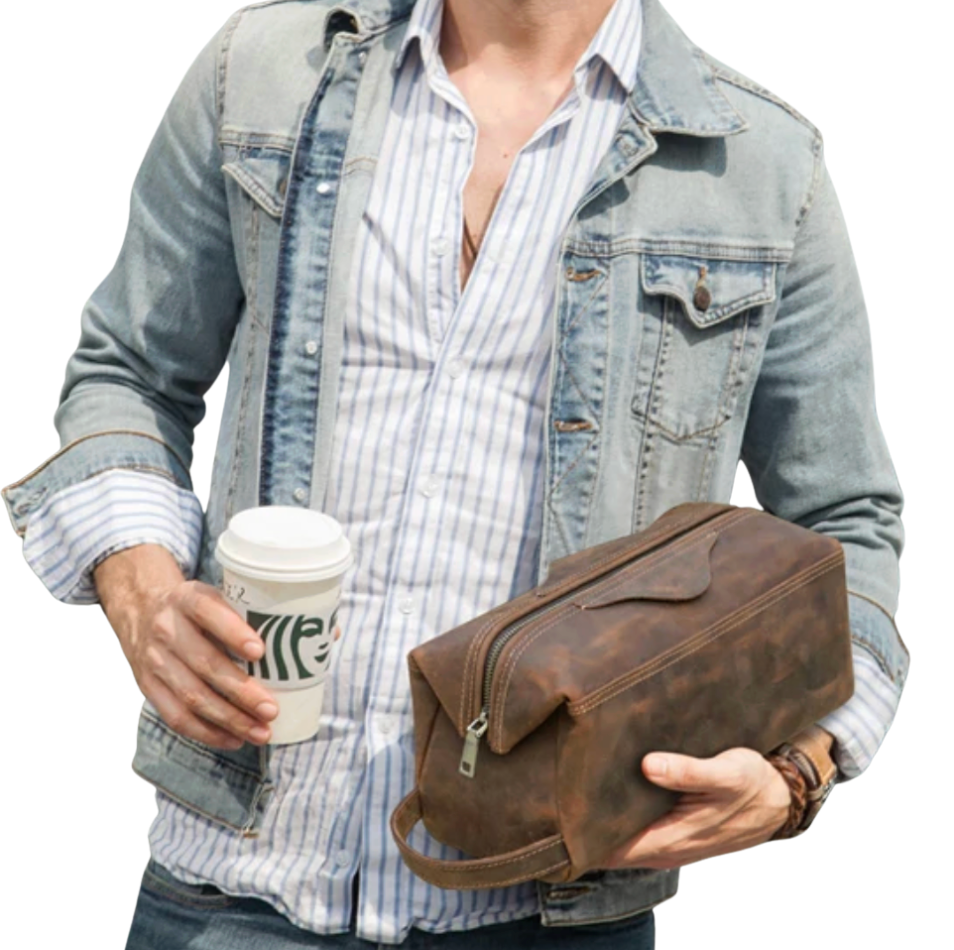 Oxford Leather Travel Bag