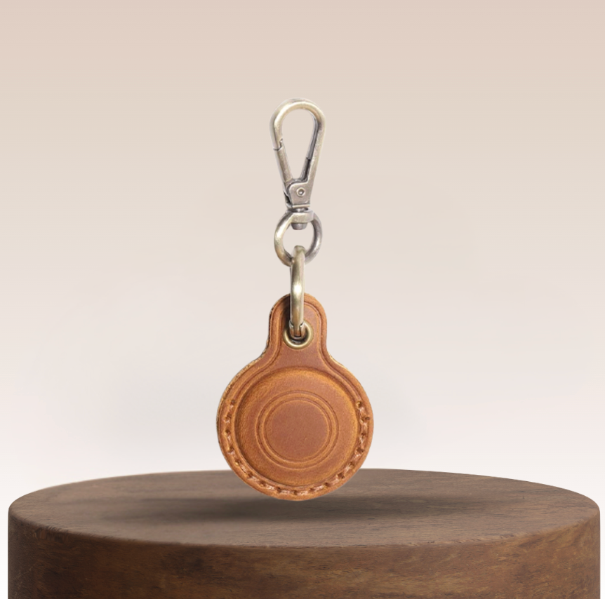 Baxter Leather AirTag Case
