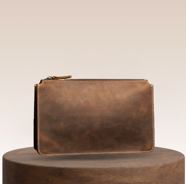 Grafton Leather Clutch