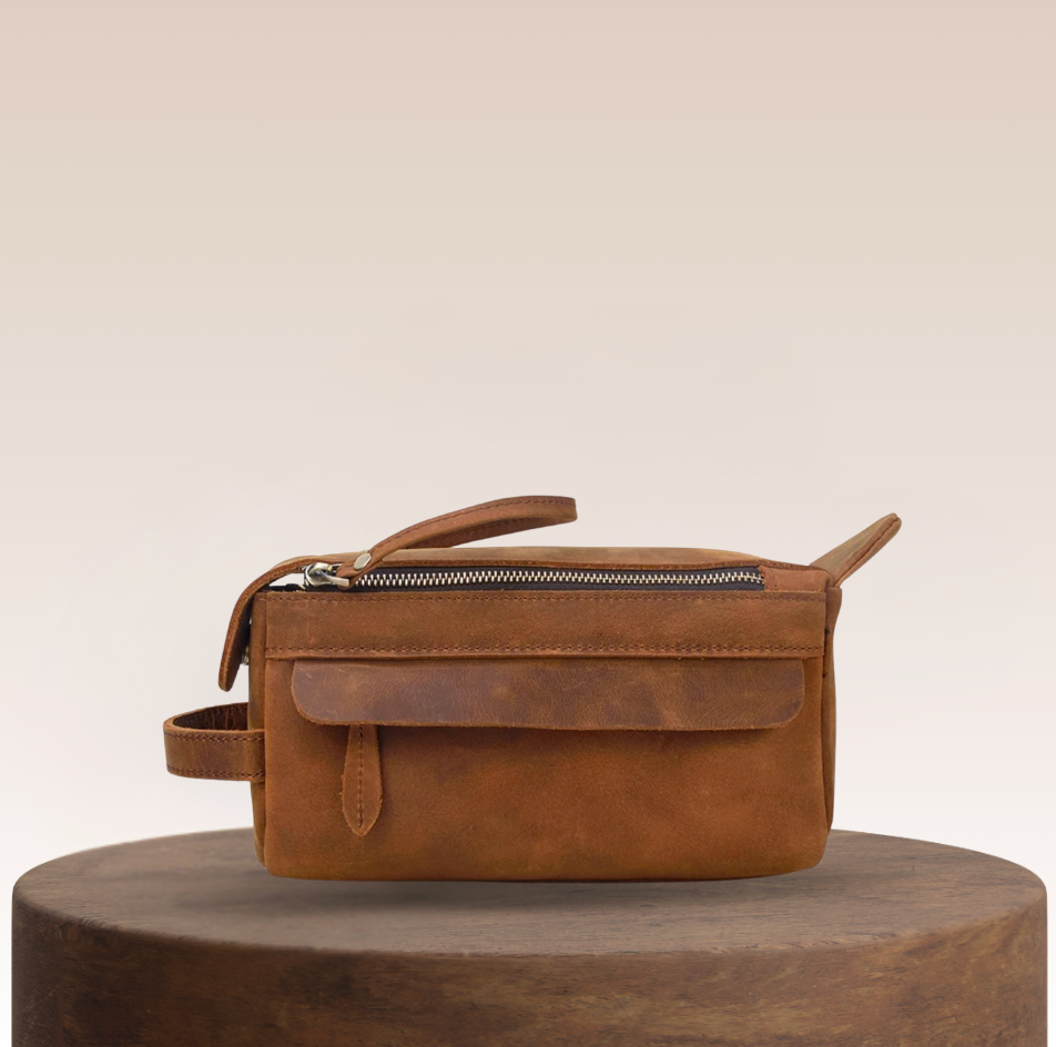 Weston Leather Toiletry Bag