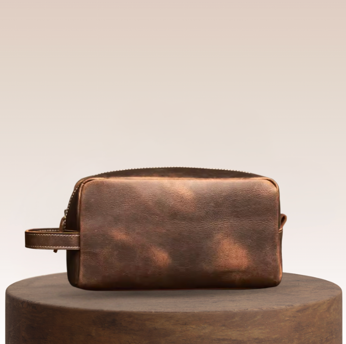 Grenville Leather Toiletry Bag