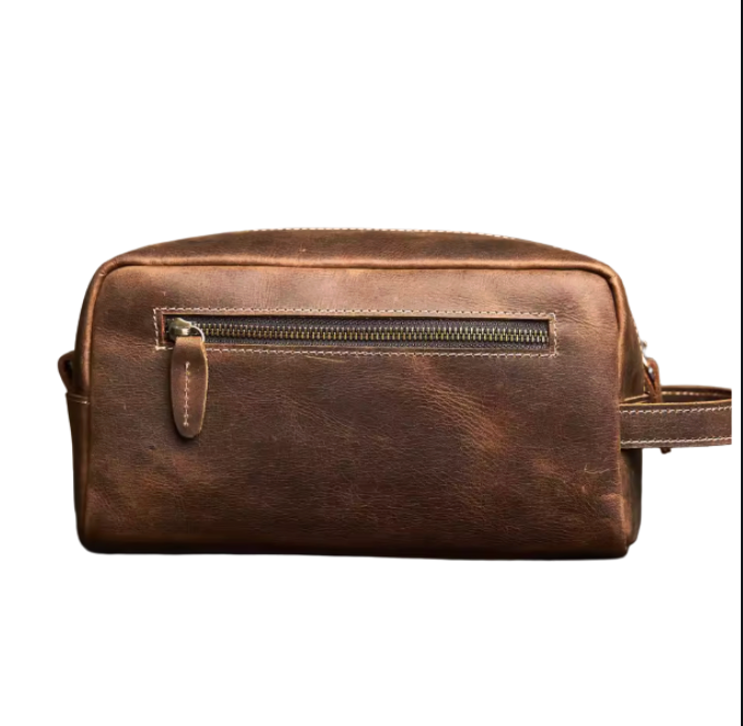 Grenville Leather Toiletry Bag