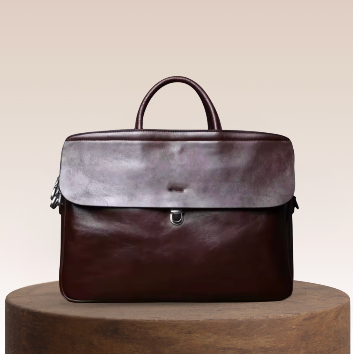 Warwick Structured Leather Briefcase