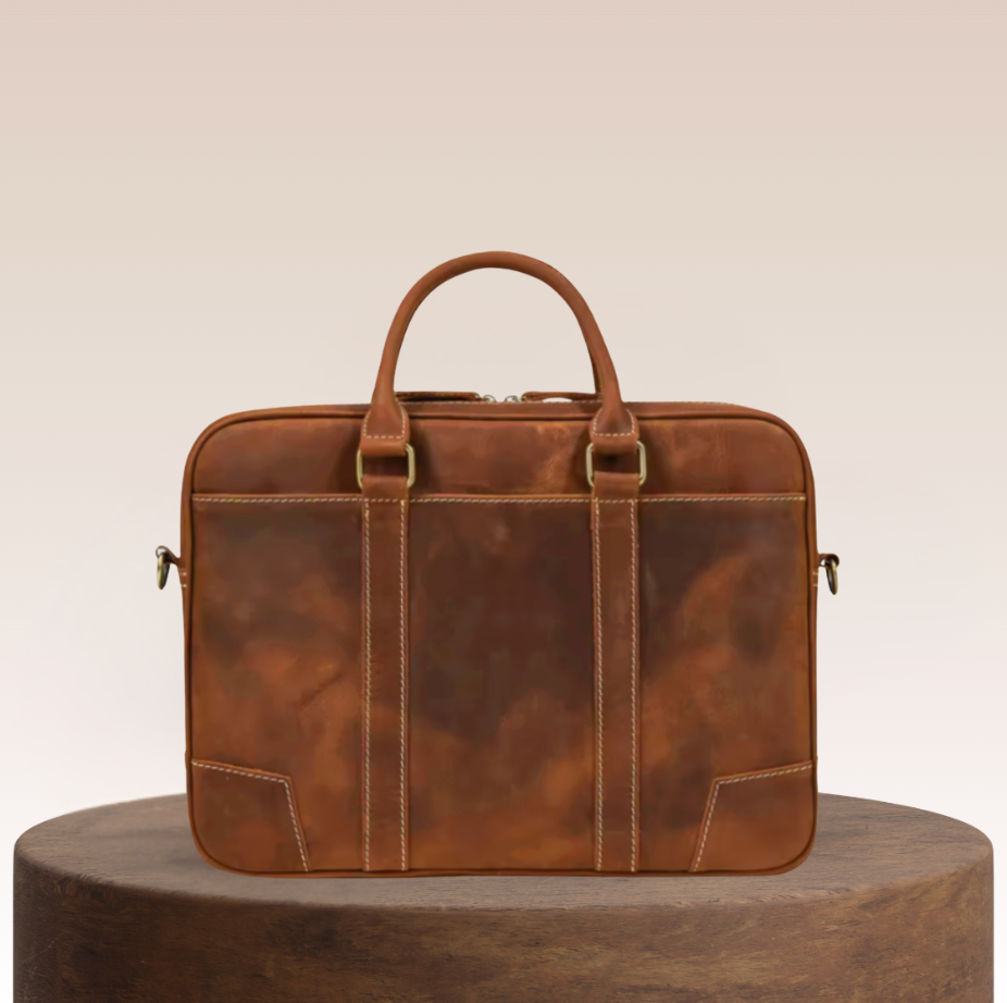 Larson Slimeline Leather Briefcase