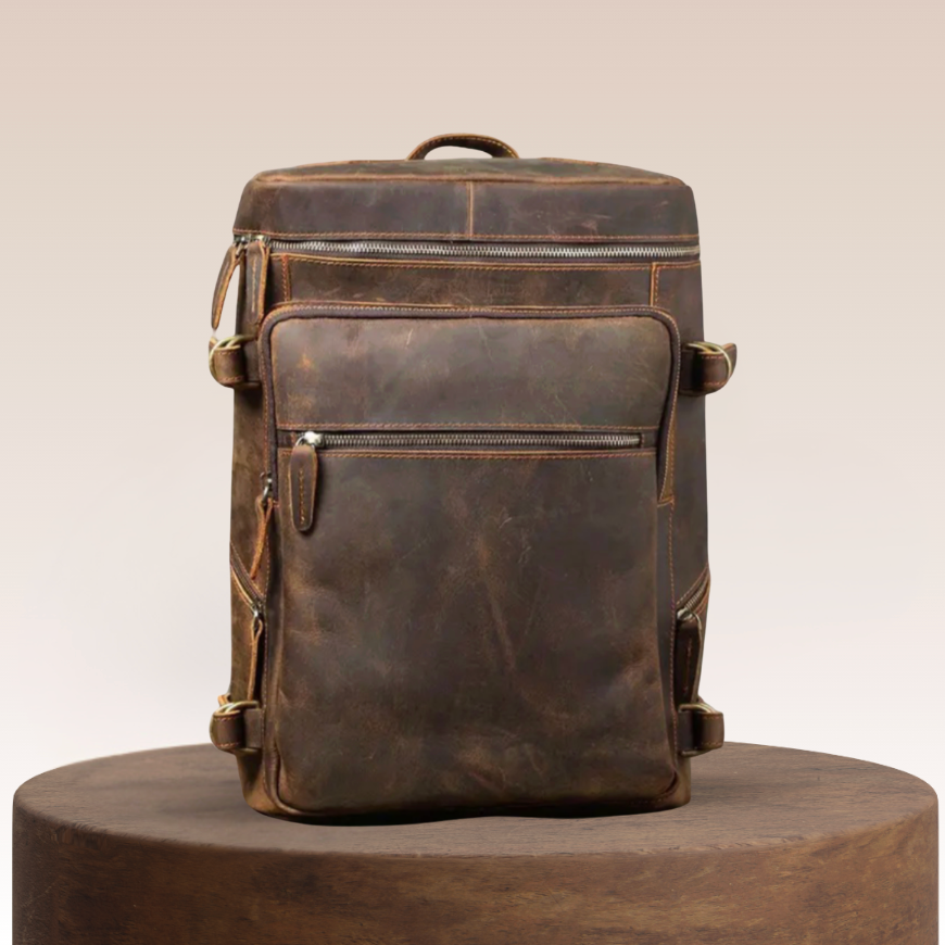 Hawthorne Utility Leather Backpack