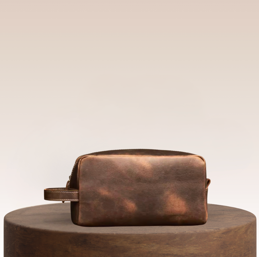 Grenville Leather Toiletry Bag