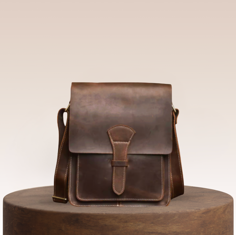 Marc Single Strap Leather Crossbody