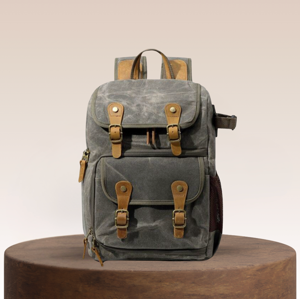 Jerick Field Canvas Camera Backpack