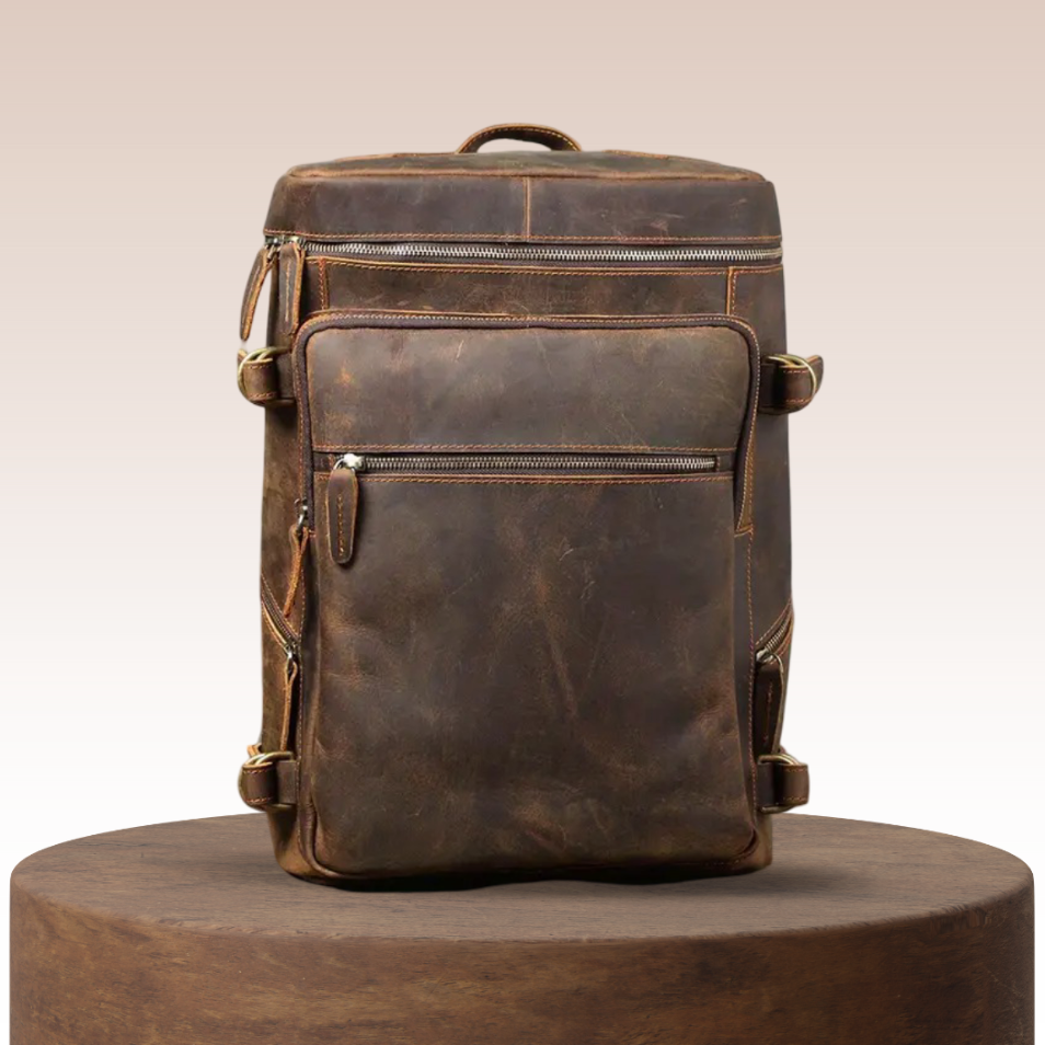 Hawthorne Utility Leather Backpack