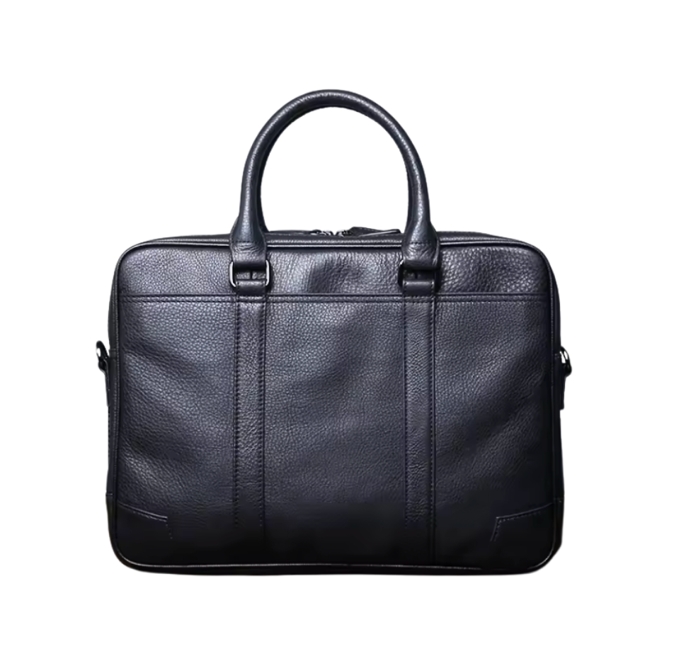 Tuscan Classic Zip Leather Briefcase