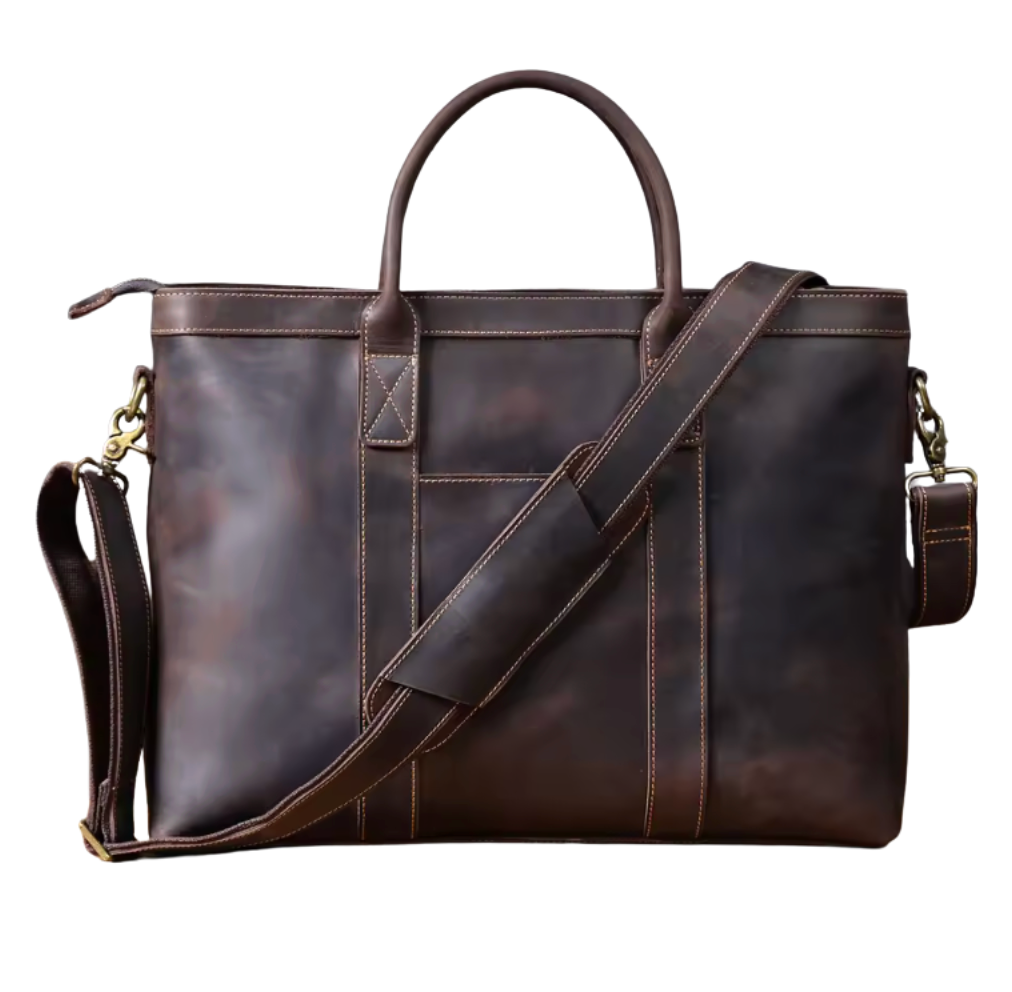 Franko Double Handle Leather Tote