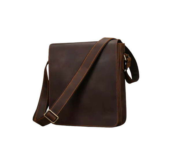 Von Slim Leather Messenger