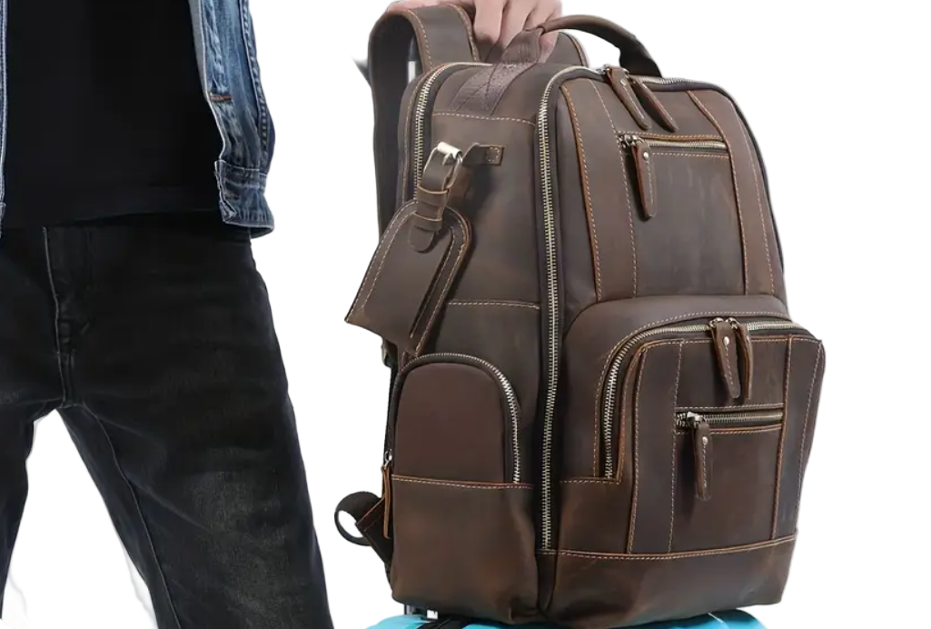 Sterling Travel Leather Backpack