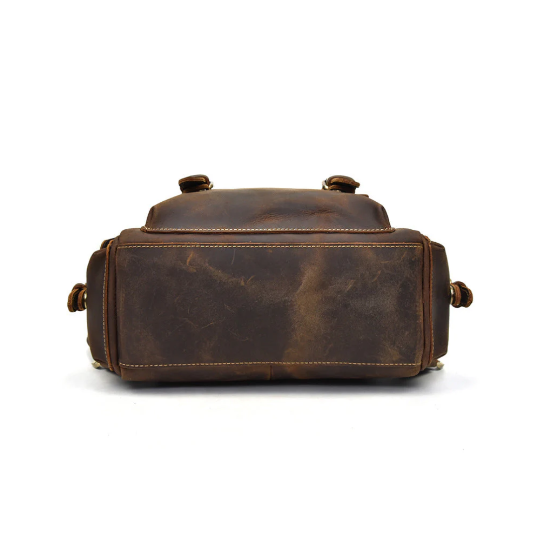 Marcus Classic Flap Leather Backpack