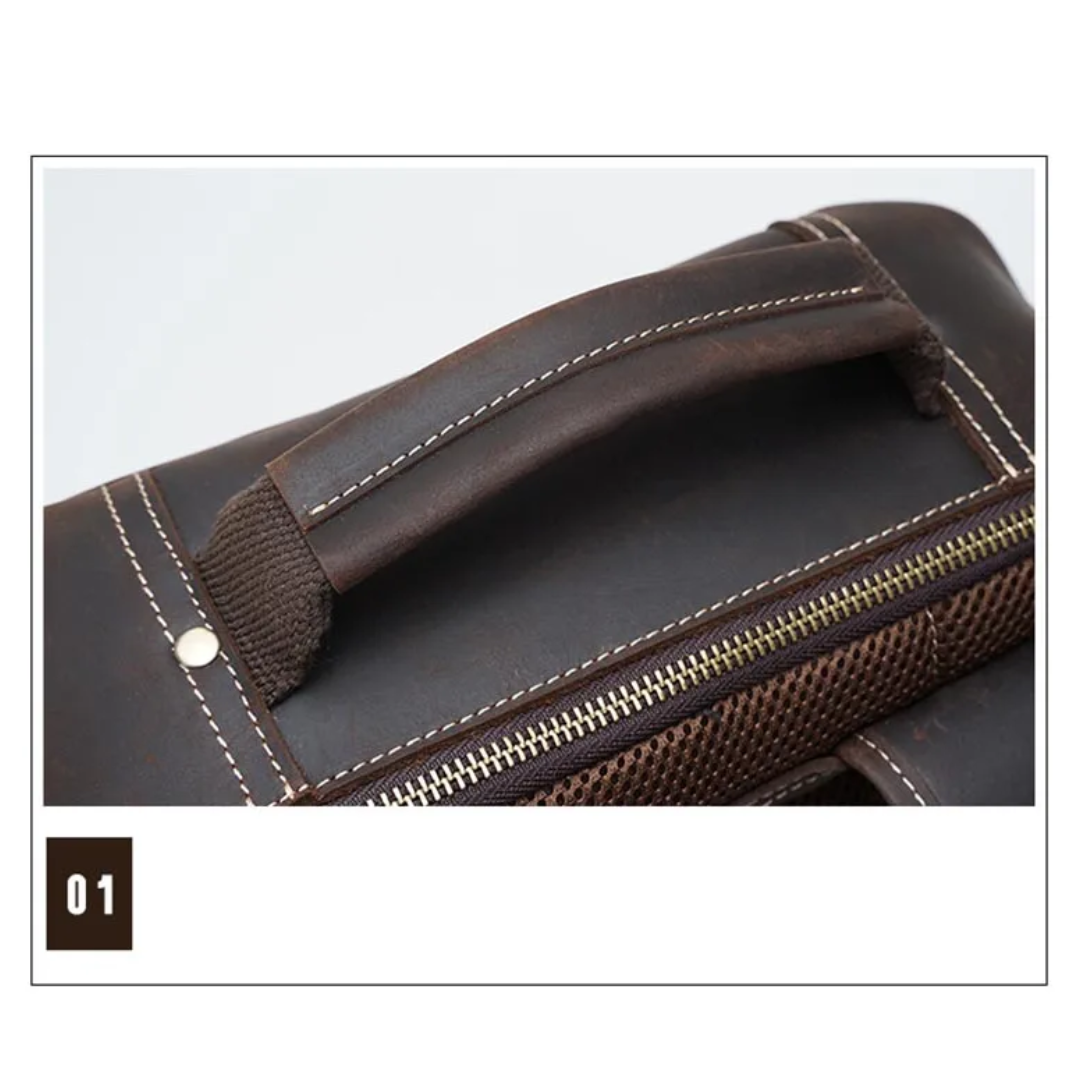 Josh Laptop Leather Backpack