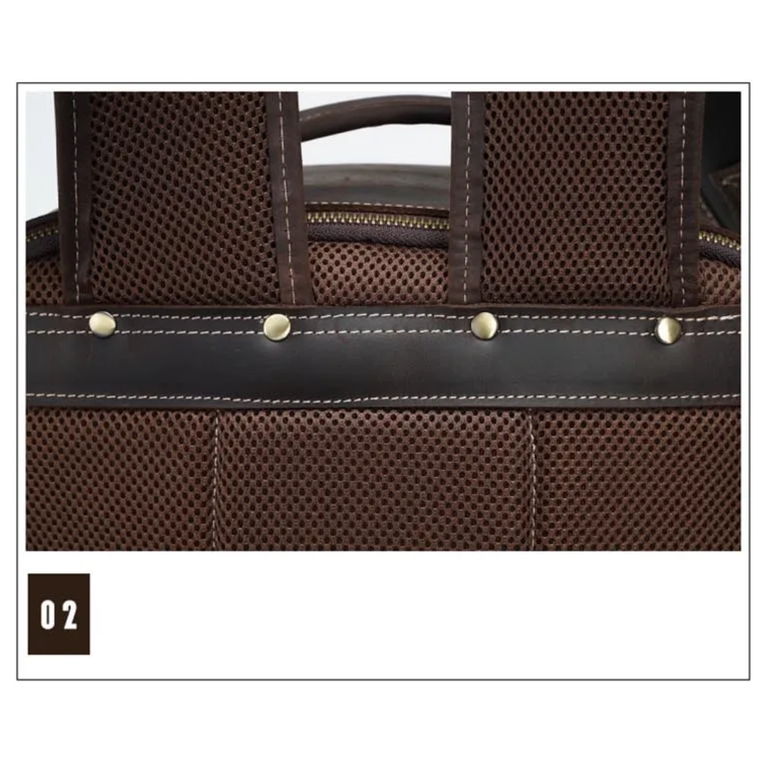 Josh Laptop Leather Backpack