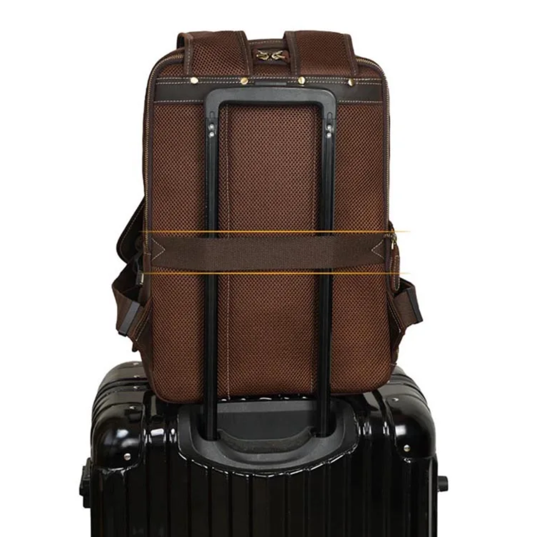 Josh Laptop Leather Backpack