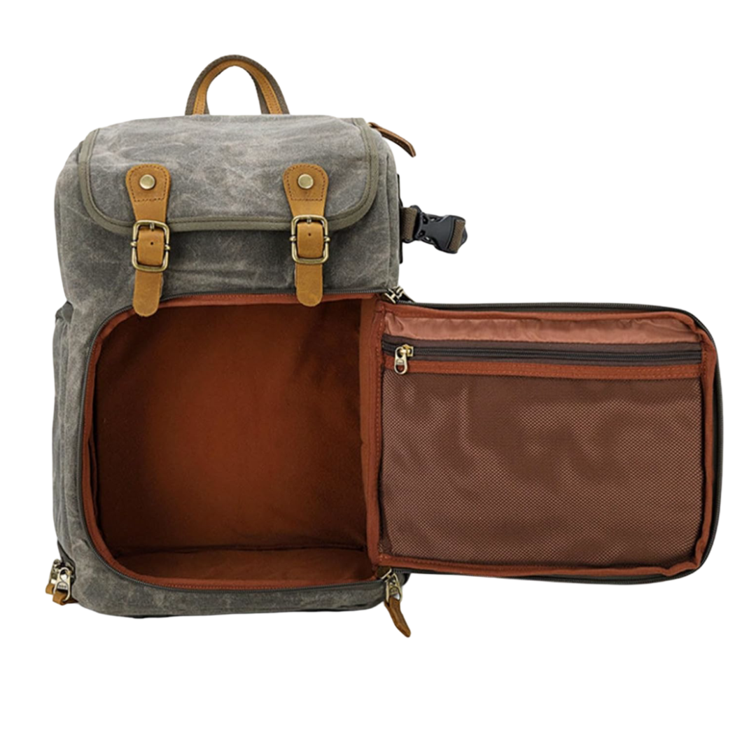 Jerick Field Canvas Camera Backpack