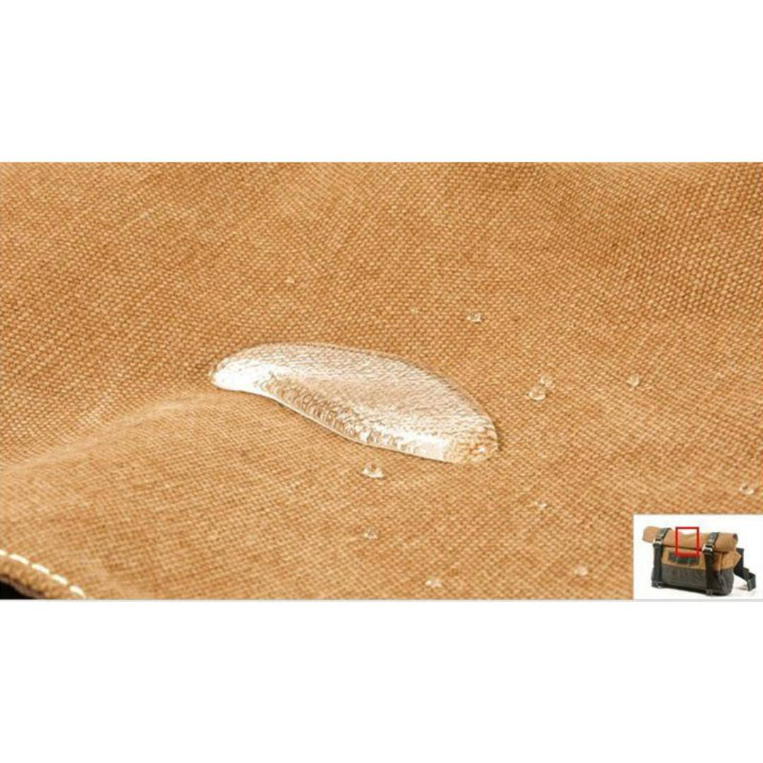 Calvin Canvas Roll-Top Backpack