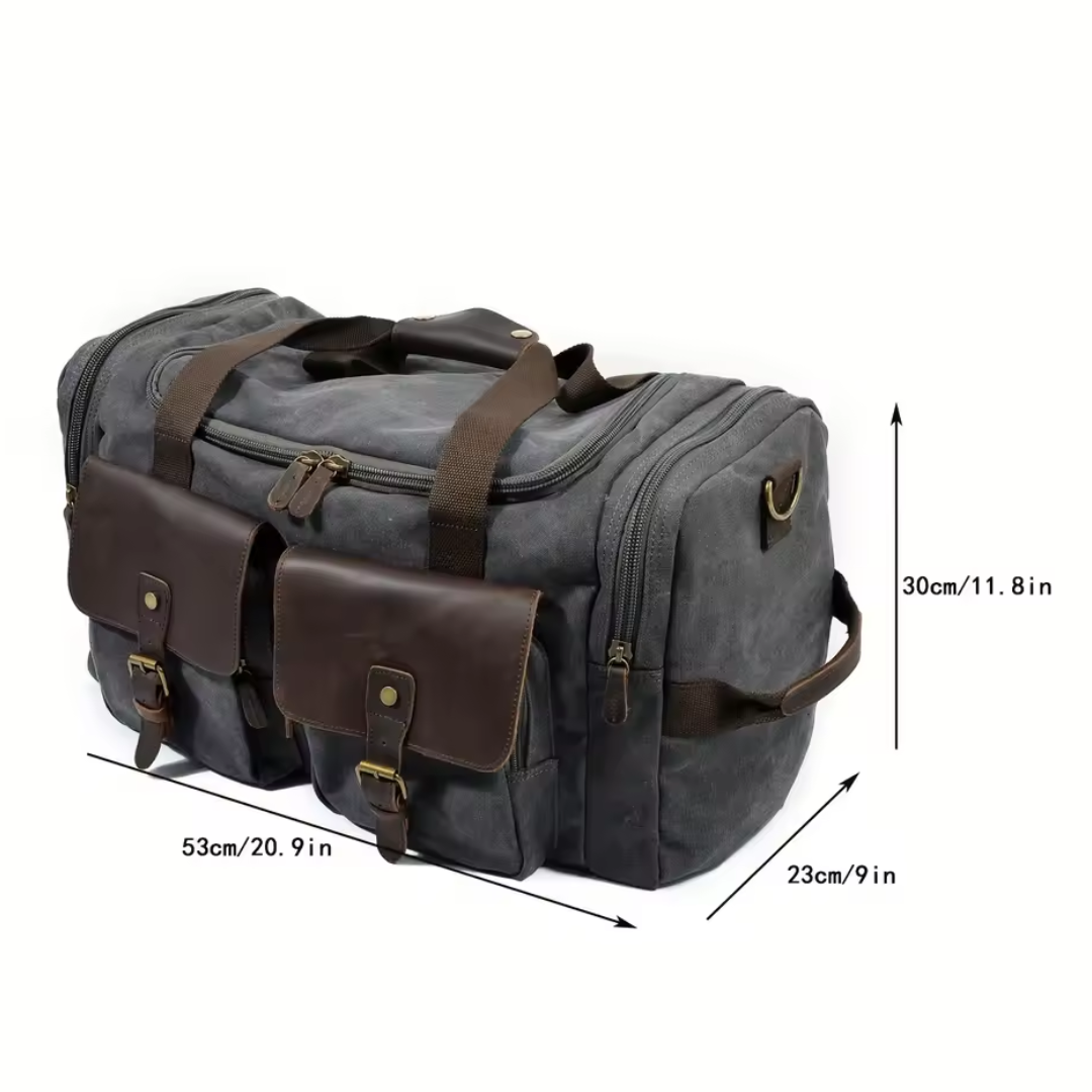 Harlan Pocketed Canvas Duffel
