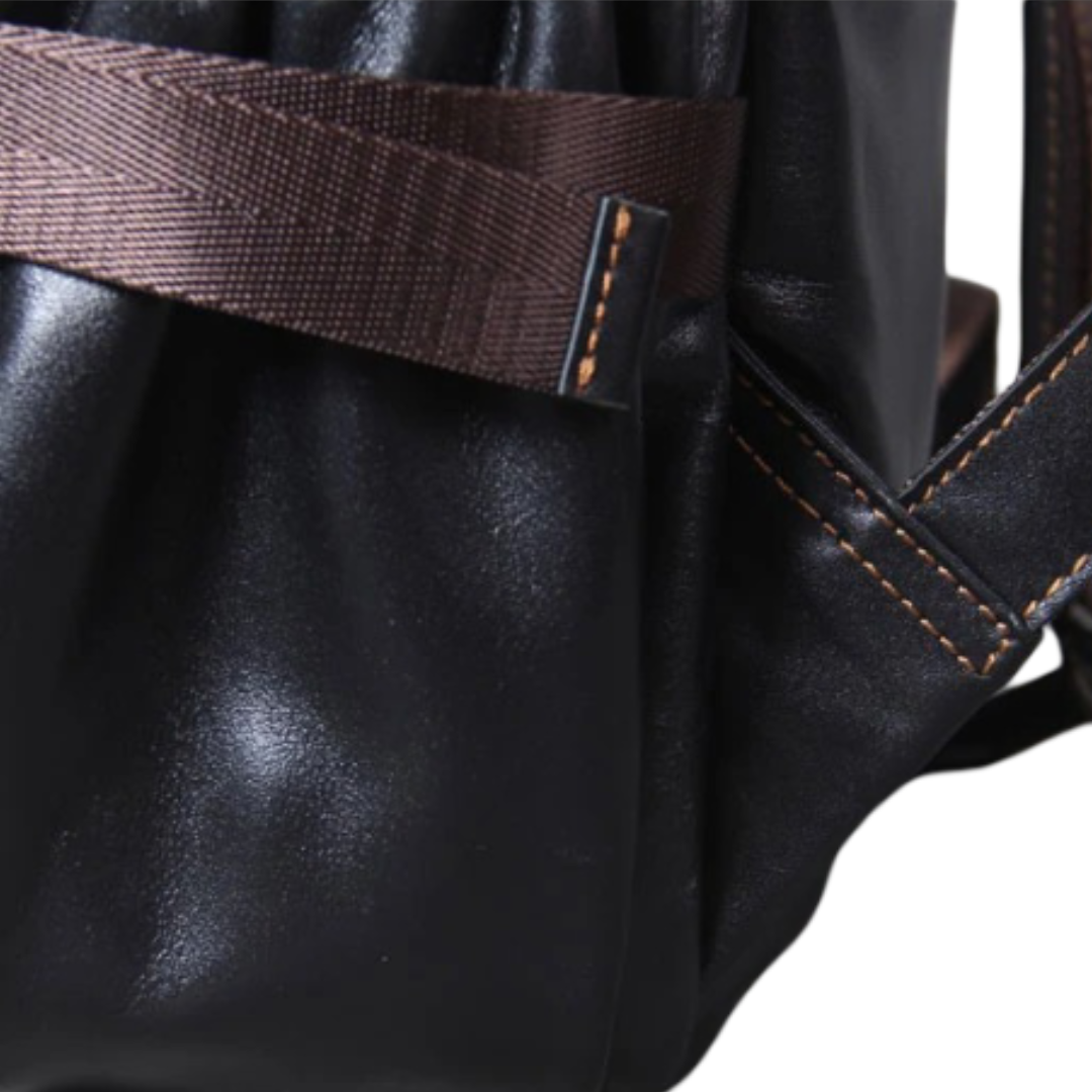 Griffin Travel Leather Backpack