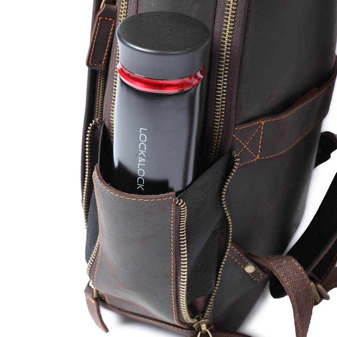 Archer Travel Leather Backpack