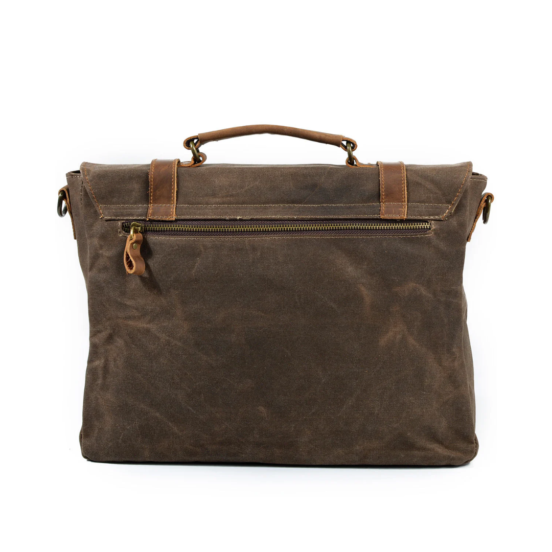Kevin Panelled Canvas Messenger