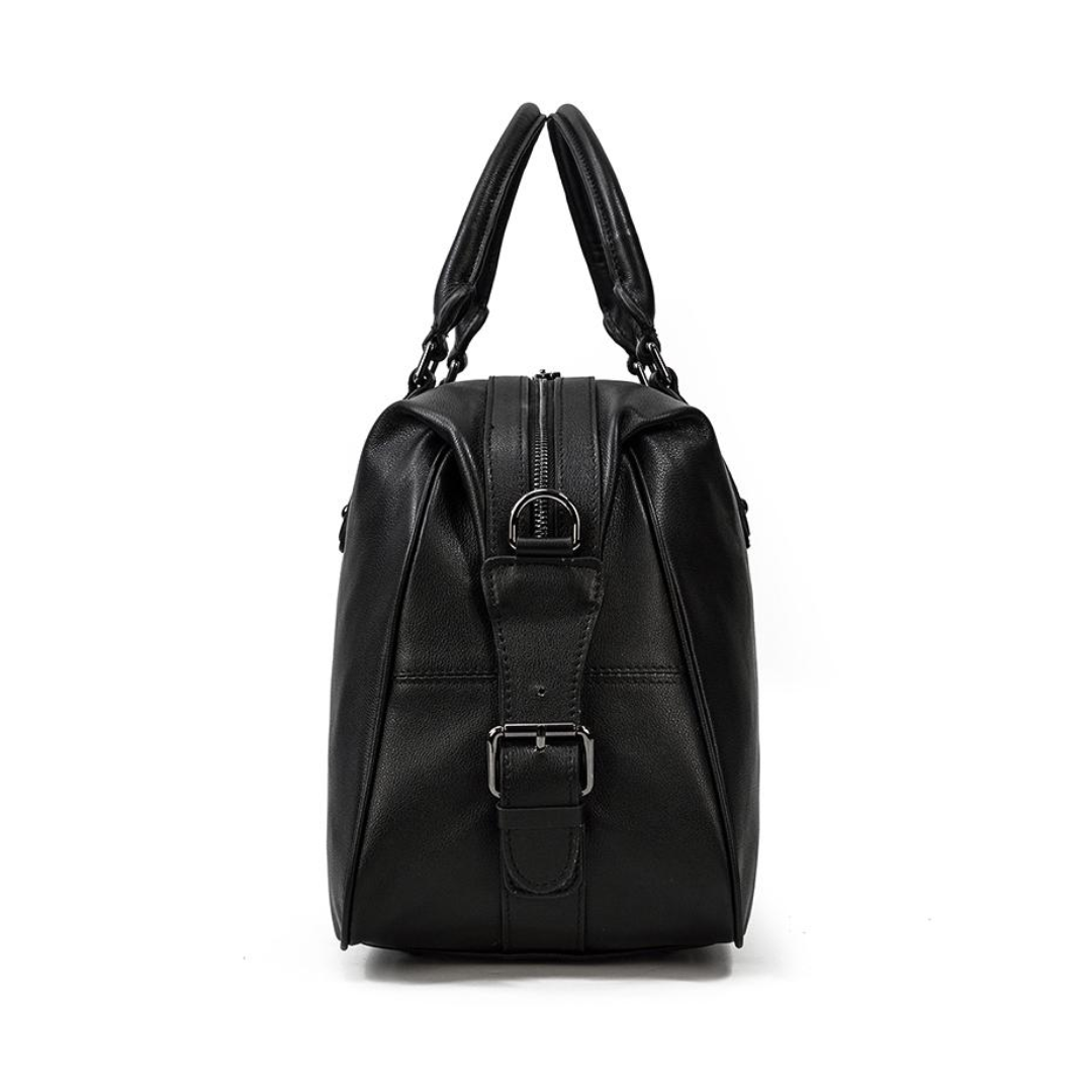 Rafael Curve Leather Duffel