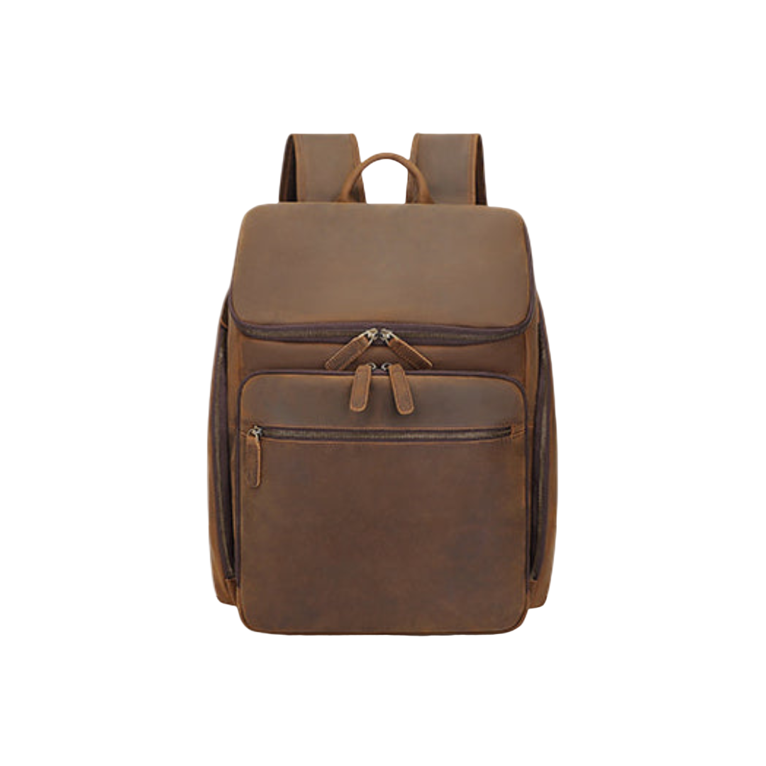 Laurent Leather Daily Carry Backpack