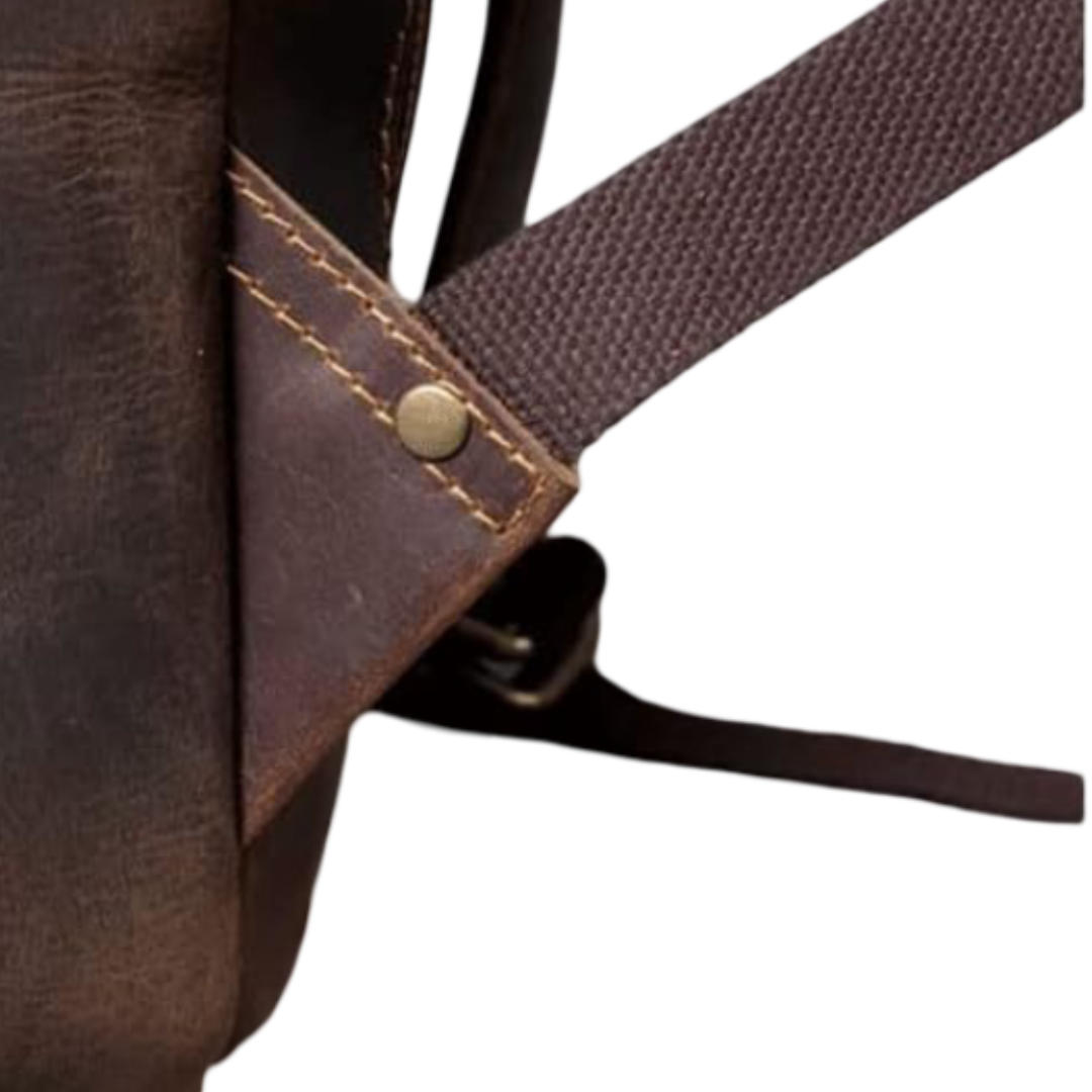 Mike Heritage Leather Backpack