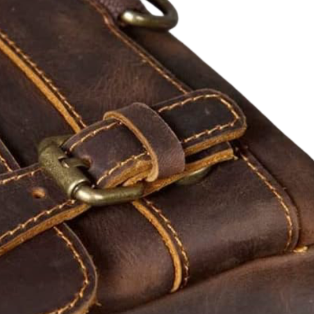 Mike Heritage Leather Backpack