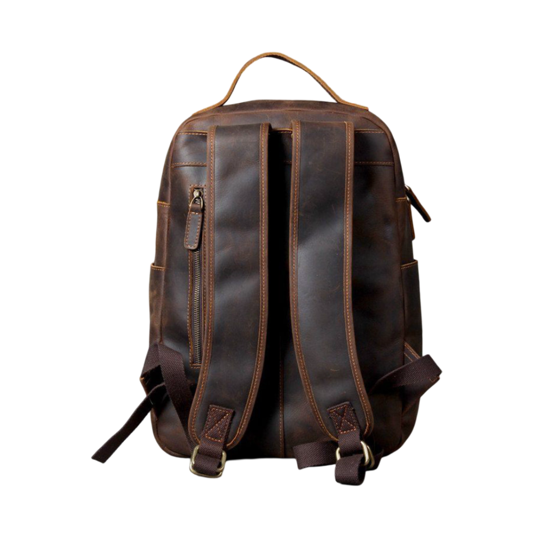 Mike Heritage Leather Backpack