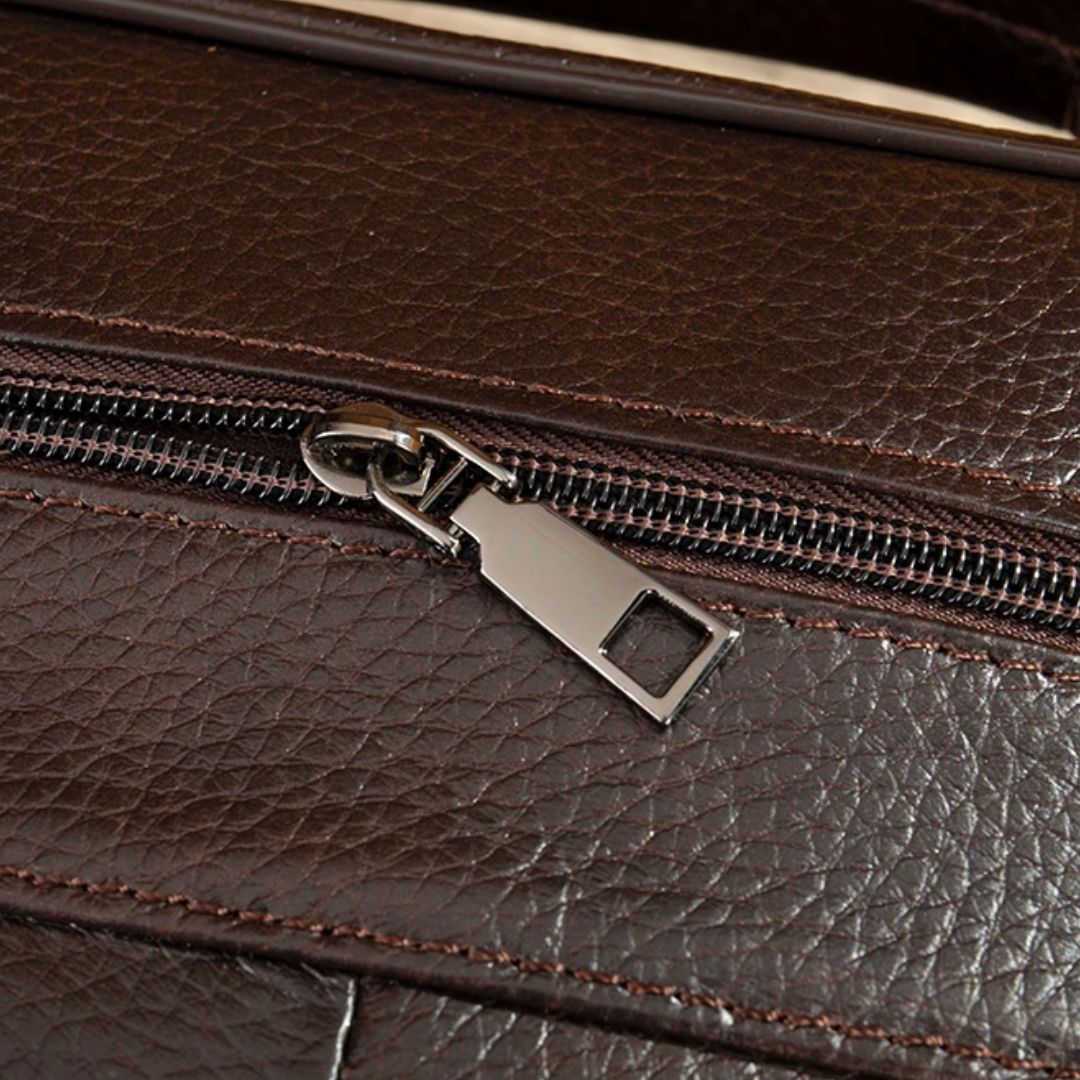 Logan Multi-Zip Leather Crossbody