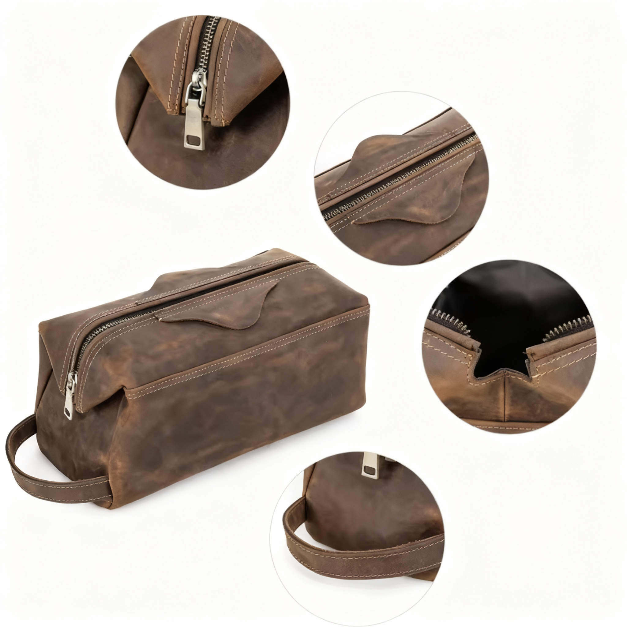 Oxford Leather Travel Bag