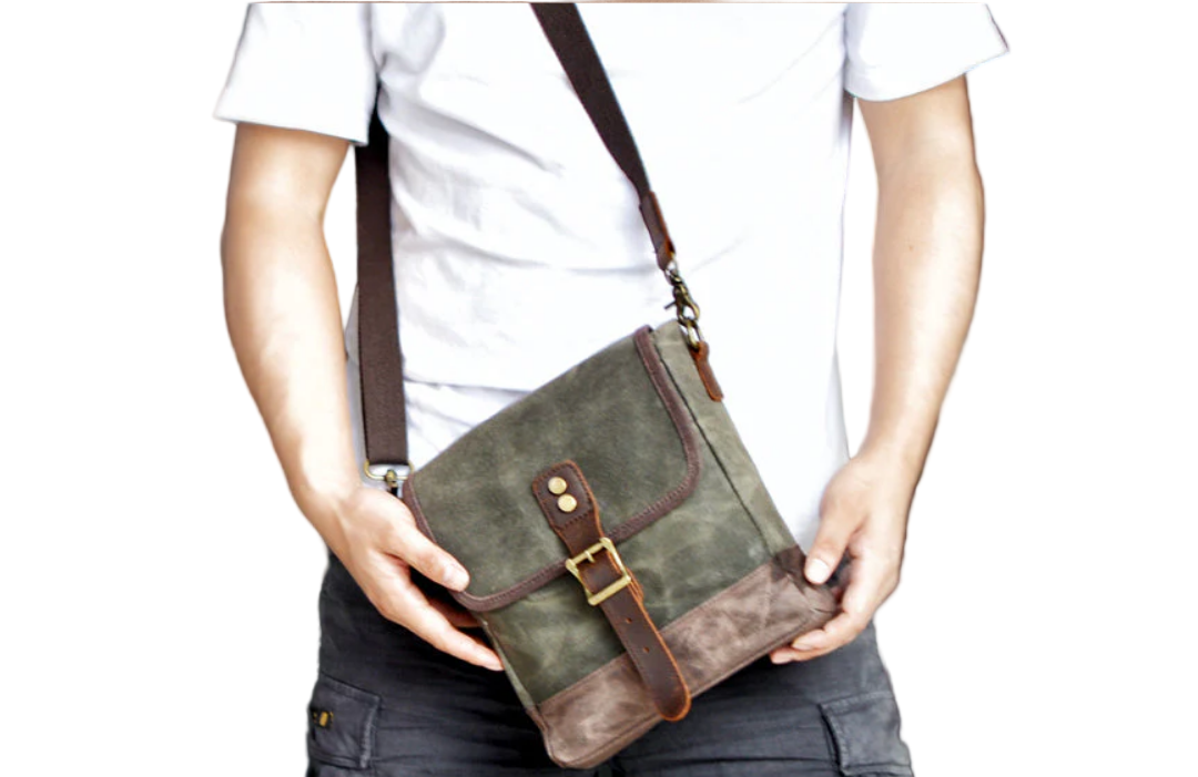 Matera Buckle Canvas Sling